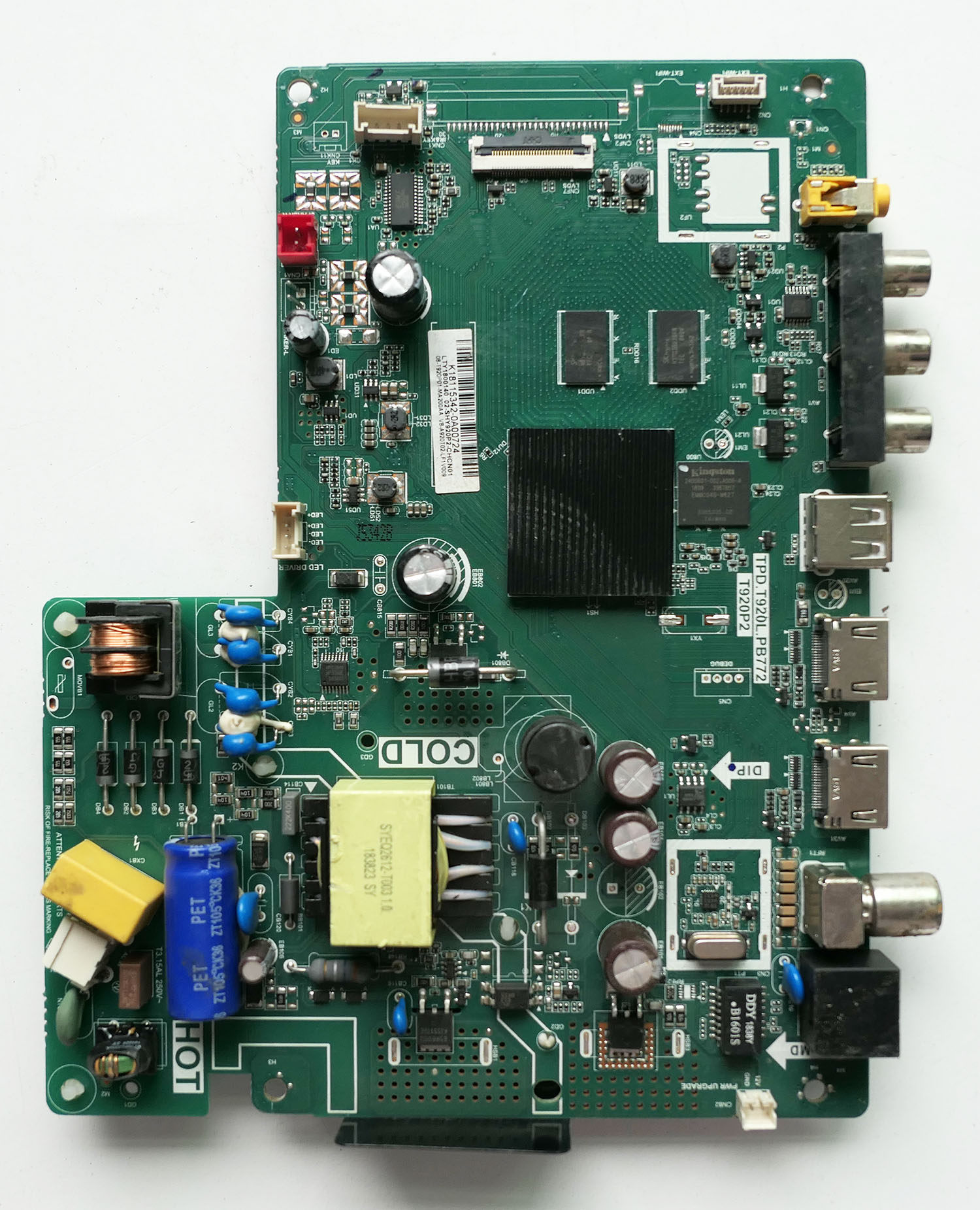 TCL电视机主板TPD.T920L.PB772