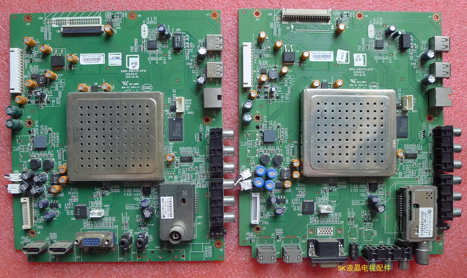 电视机主板创维5800-A8K470-0P10