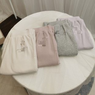 GP原单尾货冰激凌日系史nu比外穿甜美显瘦宽松家居休闲女阔腿睡裤