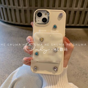 5t可爱x60i复古x70i补妆镜 适用华为nova15镜子14 9se手机壳12pro高级magic8pro 6荣耀play8T