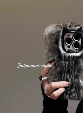 适用华为nova14雪貂13/11/9se猫咪手机壳毛绒12pro少女心magic7pro/5/4/6荣耀play8T/7t/6C/5t冬x60i暖手x70i