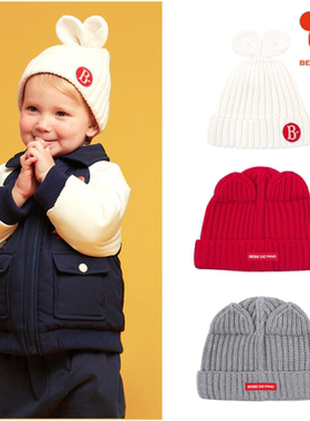 (24秋正品现货)BEBEDEPINO/贝贝品诺男女儿可爱保暖针织帽