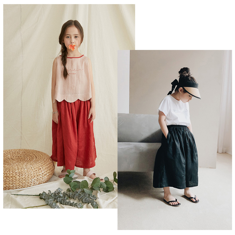 RoanJane阔腿裤七分裤