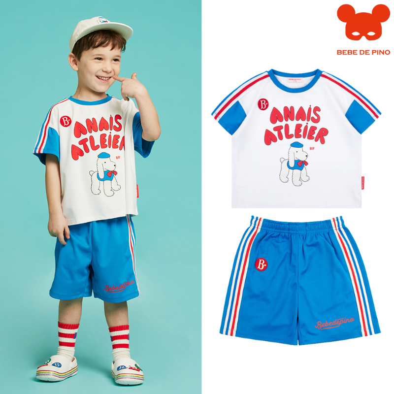 BEBEDEPINO薄款T恤短裤套装