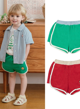 (现货)韩国PRANKSOME22夏季男女童薄款运动百搭短裤