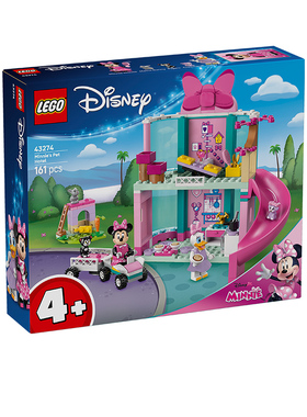 LEGO乐高43274米妮的宠物酒店拼装积木玩具模型
