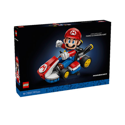 LEGO乐高72037马力欧卡标准型卡丁车拼装积木玩具模型赛车