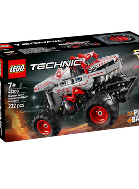 LEGO乐高42200MonsterJam™ThunderROARus™回力车积木