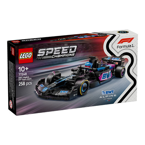LEGO乐高77248 BWT AlpineF1®车队A524 赛车拼装积木玩具模型