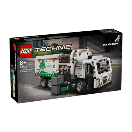 【1月新品】LEGO乐高机械组42167Mack®LRElectric垃圾车益智积木