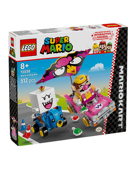 【8月新品】LEGO乐高72038马力欧卡丁车™ - 瓦力欧和害羞幽灵王