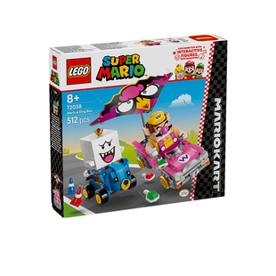 【8月新品】LEGO乐高72038马力欧卡丁车™ - 瓦力欧和害羞幽灵王