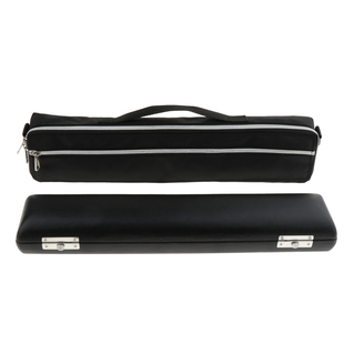 16孔17孔长笛盒 皮革 外包 短笛盒仿皮套包长笛木框架盒乐器箱包