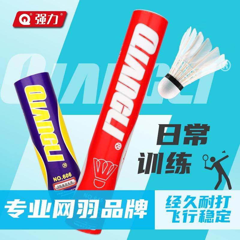 强力羽毛球正品耐打专业比赛训练专用不易打烂鸭毛台纤筒装羽毛球