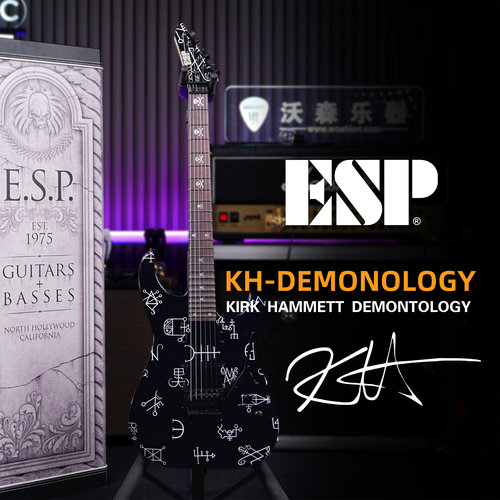 日产ESP电吉他KIRK HAMMETT 签名款KH-2 DEMONOLOGY