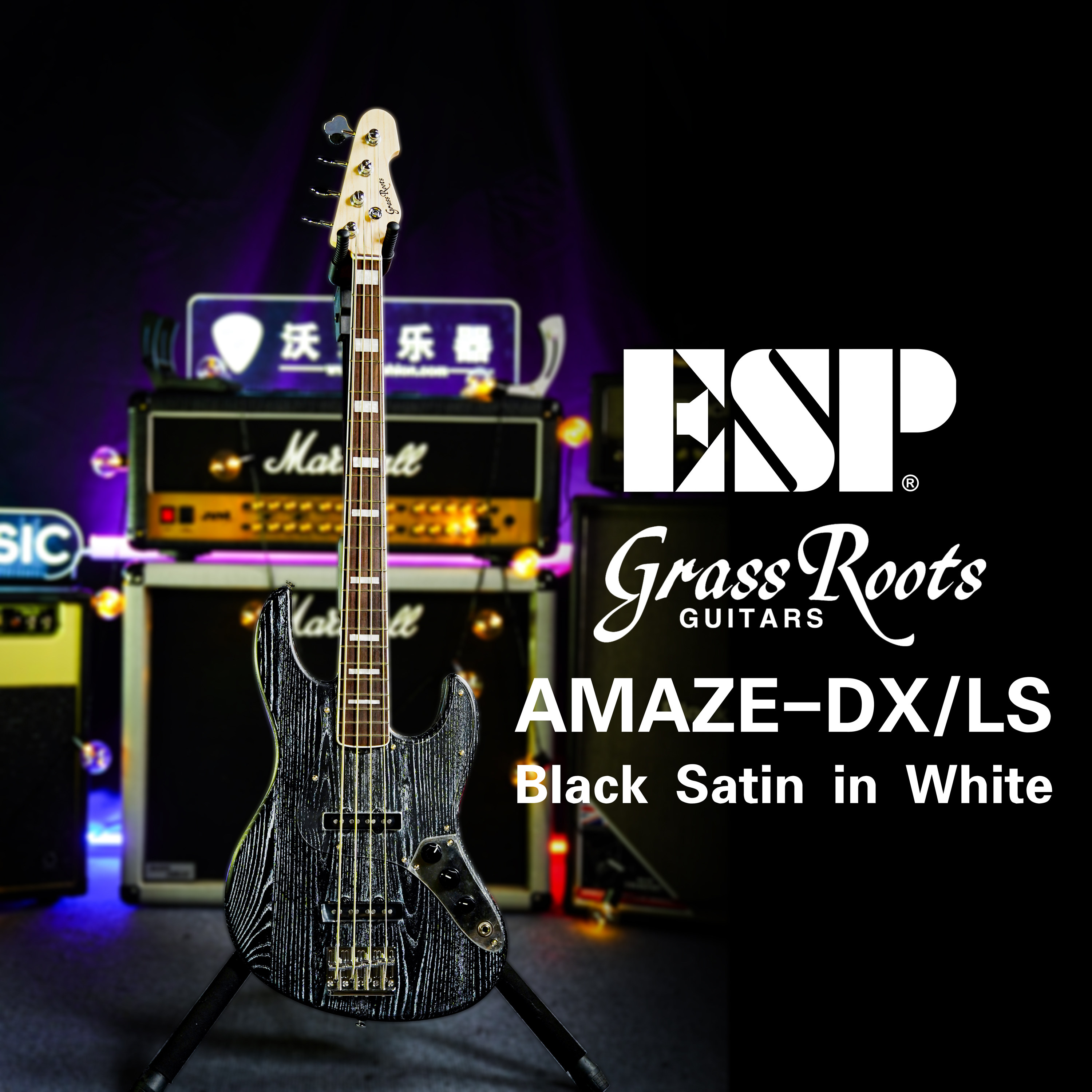 ESP GRASSROOTS G-AMAZE-DX/LS 入门进阶 电贝司 标准弦长