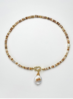 淡水巴洛克6-7mm珍珠项链达人推