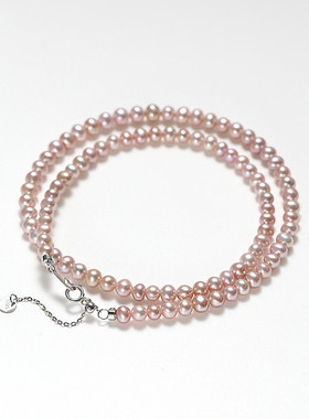 新品小众简约淡水珍珠项链女设计