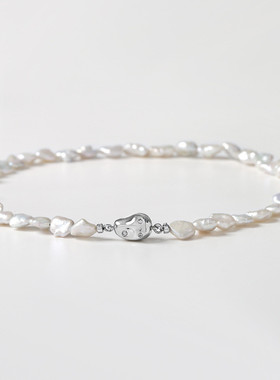 巴洛克异形淡水珍珠项链时尚气质