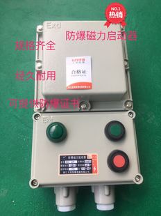 BQC防爆磁力启动器10A20A电机电磁起动器220V380V单相三相开关盒