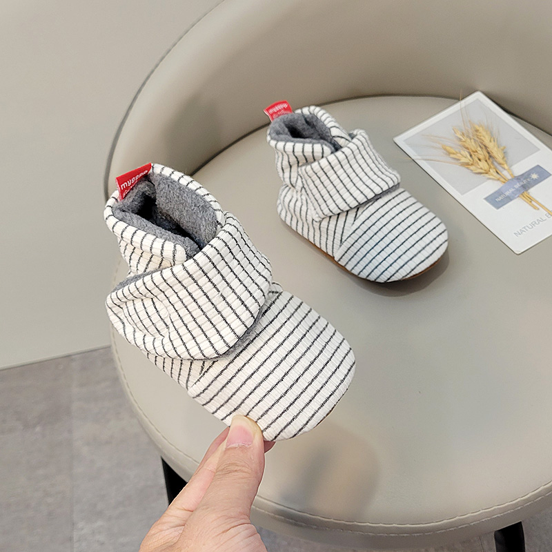 秋冬男女宝宝鞋袜步前鞋保暖男女