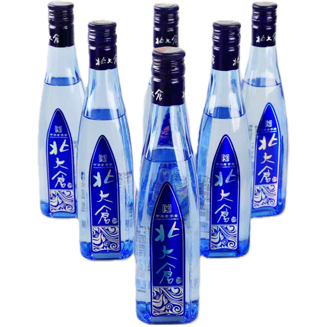 北大仓蓝柔42度500ml6瓶浓香型纯粮食白酒北大仓白酒