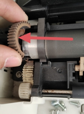 松下打印机778加热辊出纸口齿轮mb228cn 传真机配件2033 2038定影