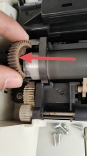 松下打印机778加热辊出纸口齿轮mb228cn 传真机配件2033 2038定影