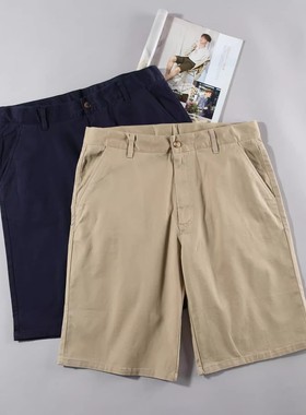 晓晓衣铺 外贸男 两色 家属福利款 百搭舒适 全棉休闲中裤~~A3156