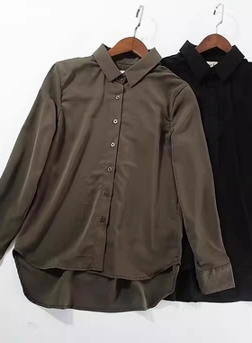 晓晓衣铺 外贸尾女装 秋季新品长袖衬衫【微瑕品特卖】~~A3822