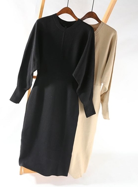 晓晓衣铺  外贸女装  J003羊毛连衣裙~A4408