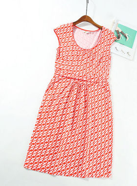 晓晓衣铺 J002欧美风大码 休闲印花  BD孤品系列款连衣裙~Z942