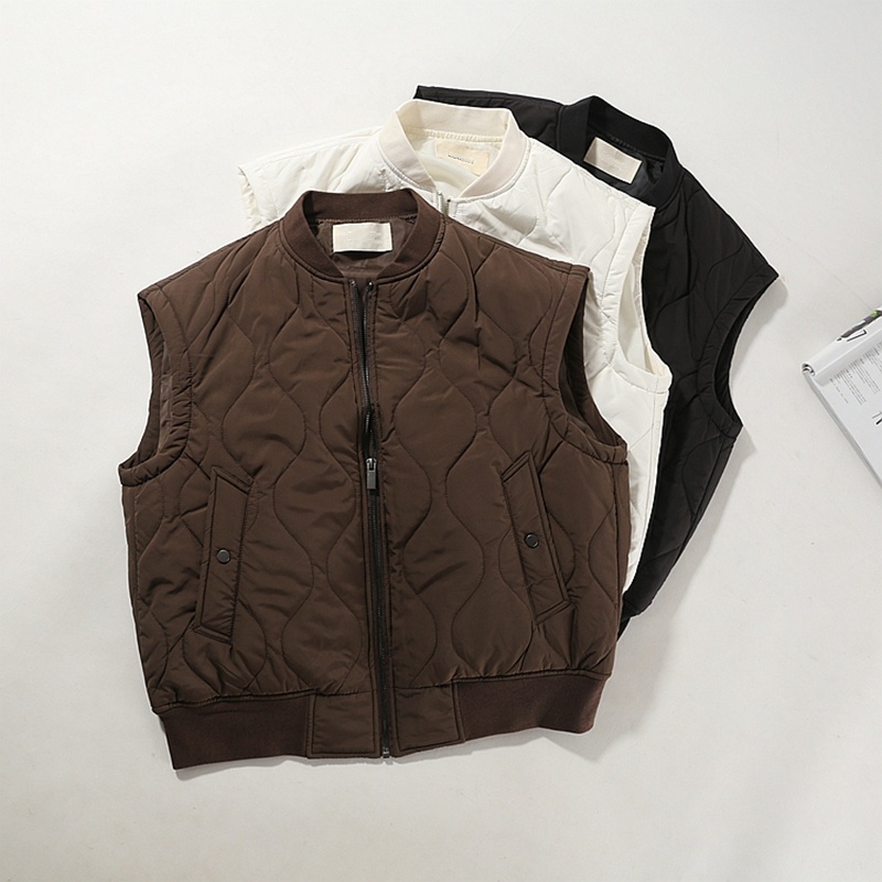 晓晓外贸   葫芦绗缝线棒球领款宽松休闲棉服骏马夹女~A4801 特价