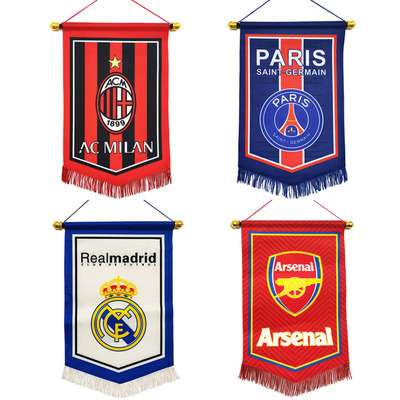 AC米兰皇马曼城阿森纳尤文挂旗