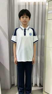 宝鸡陈仓区虢镇初级中学校服短袖（八年级）