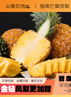 正宗海南芒果凤梨一整箱批发