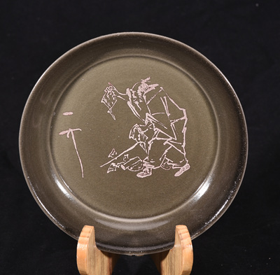 大宋崇宁五年清凉寺王家窑松柴烧制汝窑徽宗赵佶撕经图笔洗