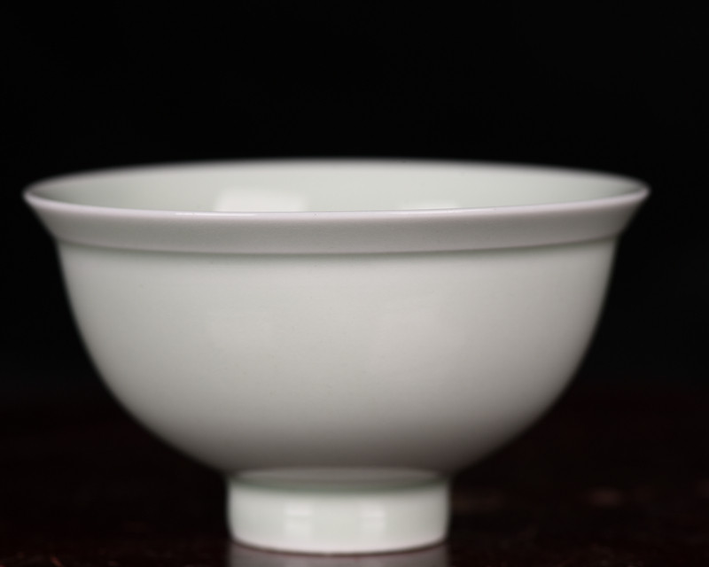 清雍正清白人生折沿酒杯茶杯