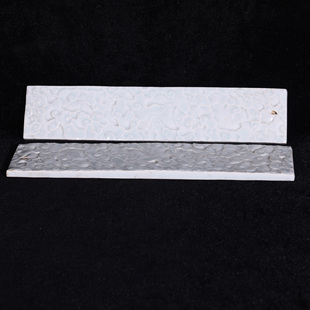 宋影青釉卵白釉雕刻如意祥云纹镇纸文玩香插