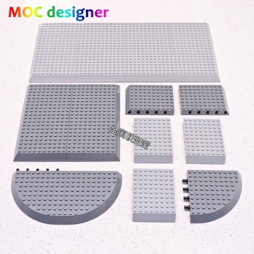 万格建筑moc拼装积木开模积木底板场景加厚装饰立体底座小颗粒