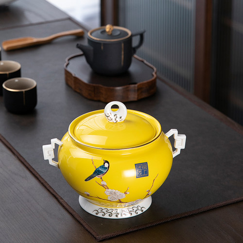 鼎艺锦上添花陶瓷茶叶罐