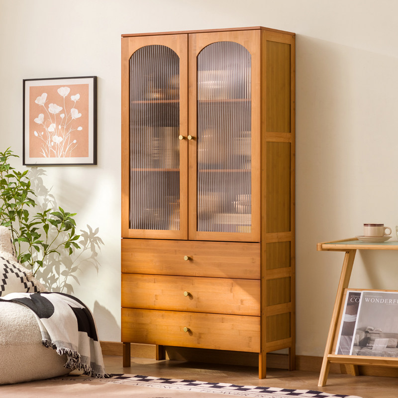 实木转角书架家用落地置物架客厅一体靠墙窄书柜卧室简约收纳柜子