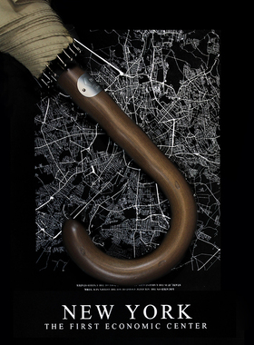 PARACHASE男士长柄英伦绅士复古木弯钩加固结实抗风商务防暴雨伞