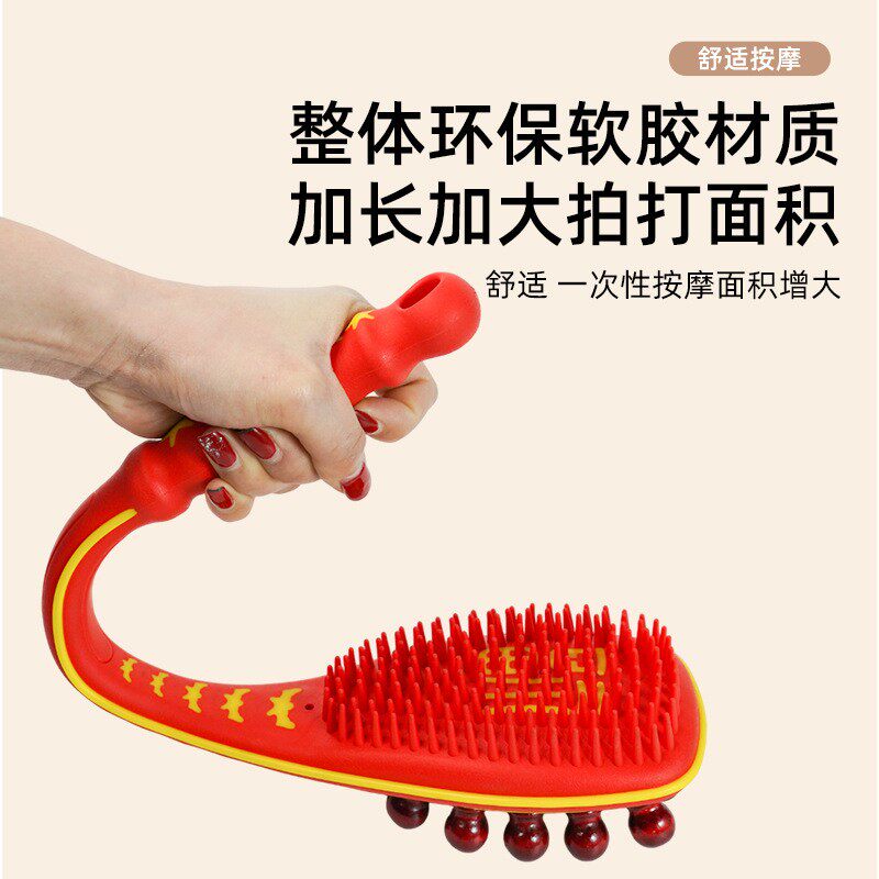许诺硅胶软胶按摩锤肩颈捶背