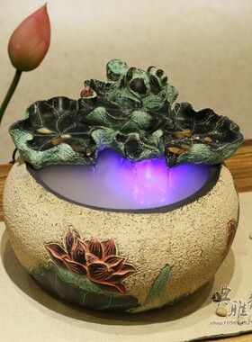 开业礼品景观摆件喷泉假山流水