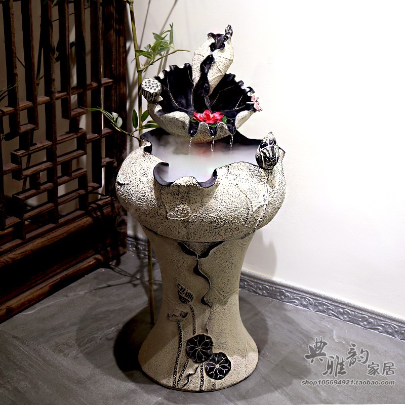 仿古风家居客厅加湿器树脂工艺品