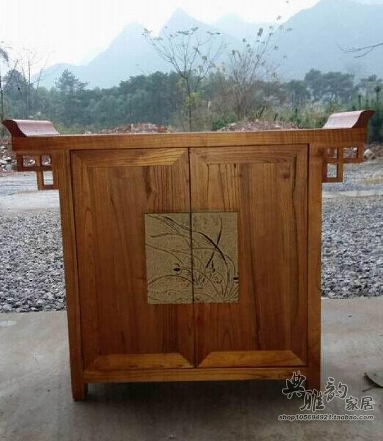古典风中式客厅玄关柜