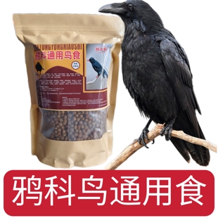 鸦科通用营养粮乌鸦鸟食饲料渡鸦白颈乌鸦红嘴山鸦鸟粮