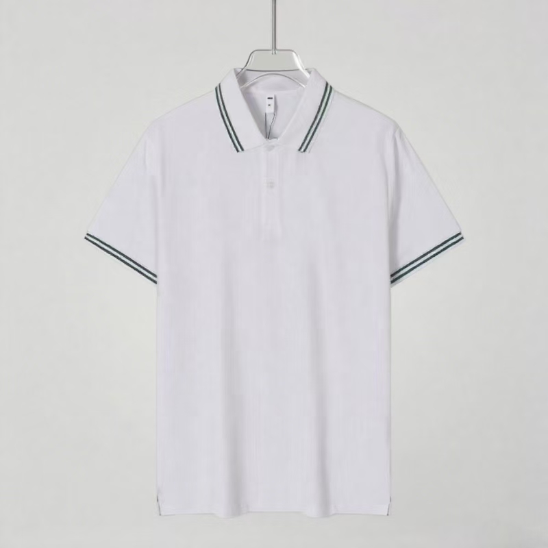 Striped cuffs polo shirt 条纹袖口四色polo衫25212# L