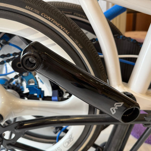 适用于brompton小布折叠车改装配件WINGS钛合金曲柄配件ee曲柄钛